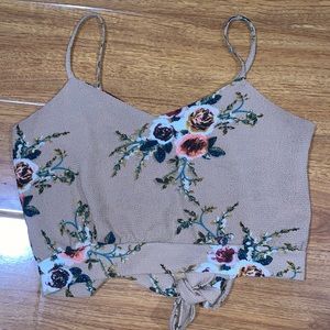 Floral Crop Top